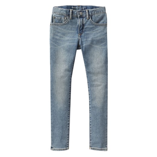 Niebieskie jeansy chłopięce skinny fit z Washwell - 152 Gap 152 Differenta.pl