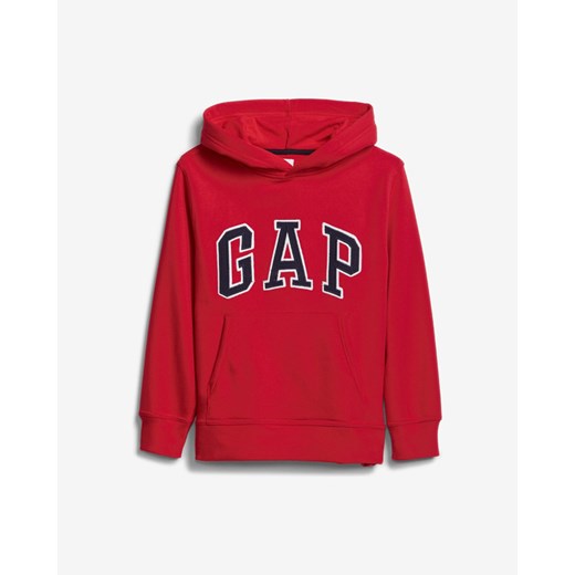 GAP Campus Logo Bluza dziecięca Czerwony Gap XXL wyprzedaż BIBLOO