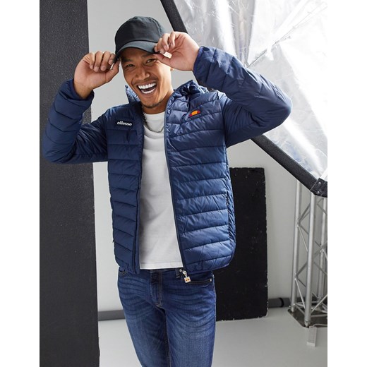 ellesse – Lombardy – Granatowa ocieplana kurtka-Granatowy Ellesse XL Asos Poland