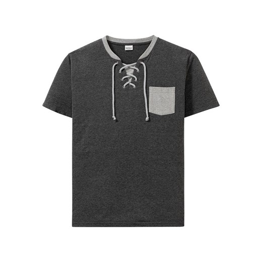 T-shirt ze sznurowaniem | bonprix 56/58 (XL) promocja bonprix