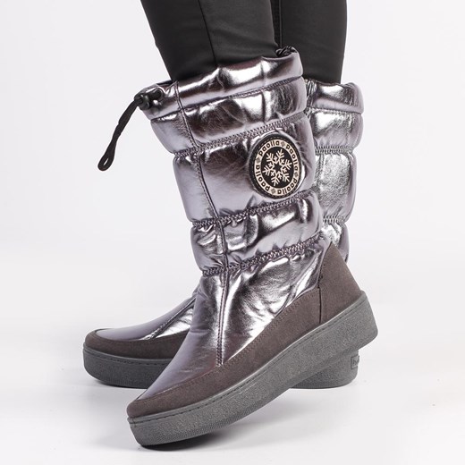 Srebrne śniegowce damskie PAOLLA 2472 Suzana.pl 41 suzana.pl wyprzedaż