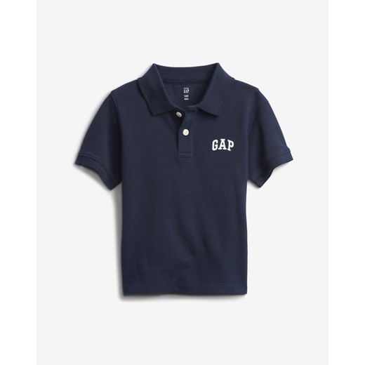 GAP Logo Solid Polo Koszulka dziecięce Niebieski Gap 3 lata wyprzedaż BIBLOO