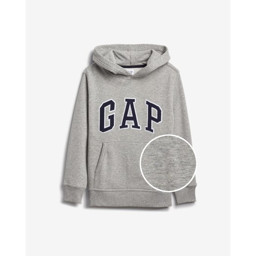 GAP Campus Logo Bluza dziecięca Szary Gap XXL promocja BIBLOO