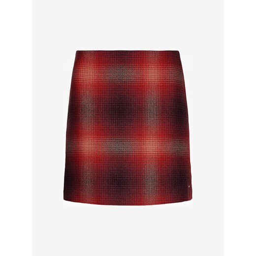 Tommy Hilfiger Wool Shadow Check Short Spódnica Czerwony Tommy Hilfiger 40 BIBLOO
