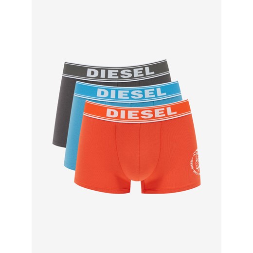 Diesel 3-pack Bokserki Niebieski Szary Pomarańczowy Diesel L BIBLOO