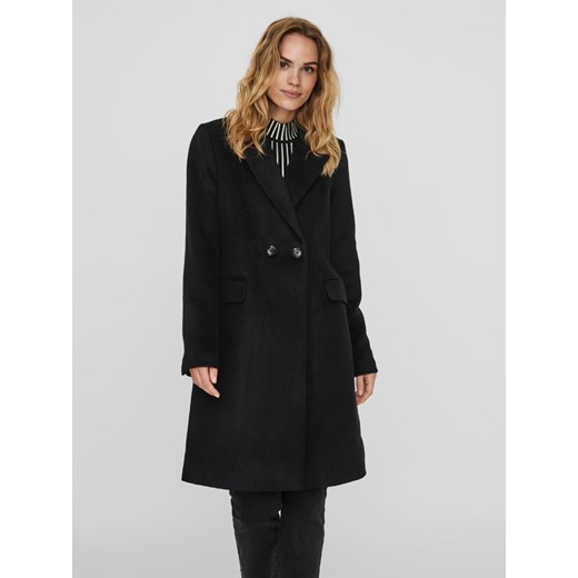 Vero Moda Nora Płaszcz Czarny Vero Moda L okazja BIBLOO