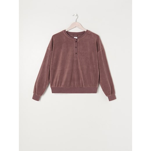 Sinsay - Bluza oversize - Brązowy Sinsay XS Sinsay