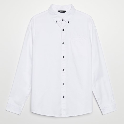 Cropp - Koszula z bawełny oxford - Biały Cropp XXL promocja Cropp