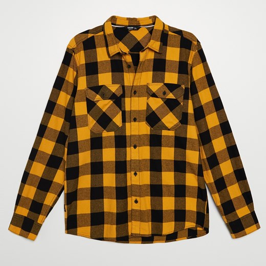 Cropp - Koszula w kratę - Żółty Cropp M okazyjna cena Cropp