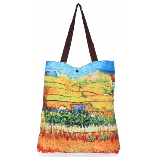Torba Damska na Zakupy Van Gogh Wheatfield (kolory) PaniTorbalska