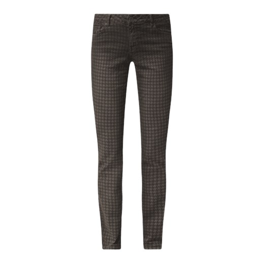 Spodnie o kroju slim fit ze wzorem w pepitkę model ‘Italy’ Buena Vista S Peek&Cloppenburg 