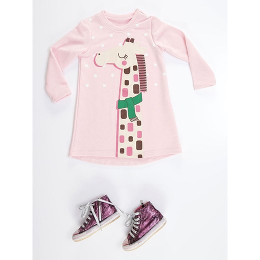 Różowa sukienka dziewczęca Denokids 