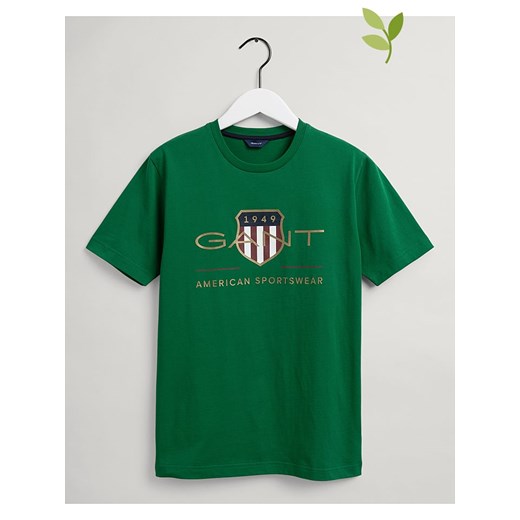 Koszulka w kolorze zielonym Gant 170 okazja Limango Polska