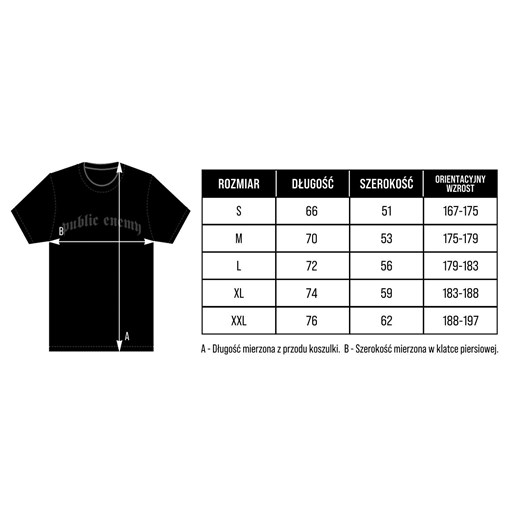T-shirt męski Public Enemy