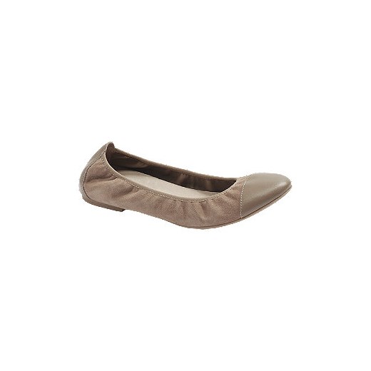 Brązowoszare skórzane baleriny 5th avenue 38,39,37,40,41,36 Deichmann