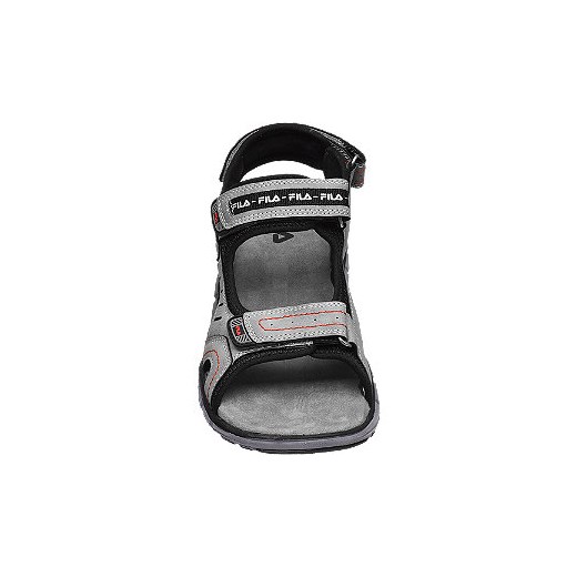 Popielato-czarne sandały chłopięce fila zapinane na rzepy Fila 36,40,37,39,38 Deichmann
