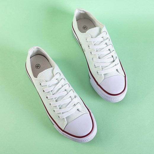 Białe trampki damskie Noenoes - Obuwie Royalfashion.pl 39 royalfashion.pl