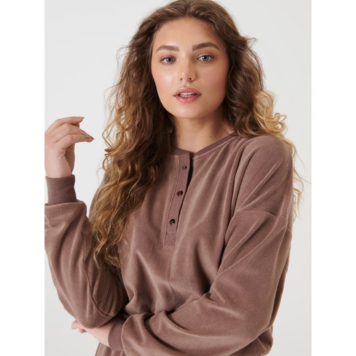 Sinsay - Bluza oversize - Brązowy Sinsay XS Sinsay