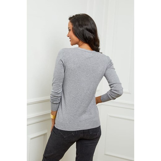 Kardigan w kolorze szarym Soft Cashmere 34/36 wyprzedaż Limango Polska