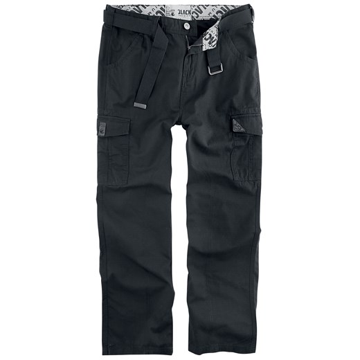 Black Premium by EMP - Army Vintage Trousers - Bojówki - czarny XL EMP
