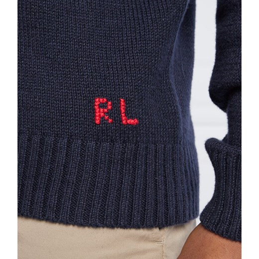 POLO RALPH LAUREN Sweter | Regular Fit | z dodatkiem lnu Polo Ralph Lauren XXL Gomez Fashion Store
