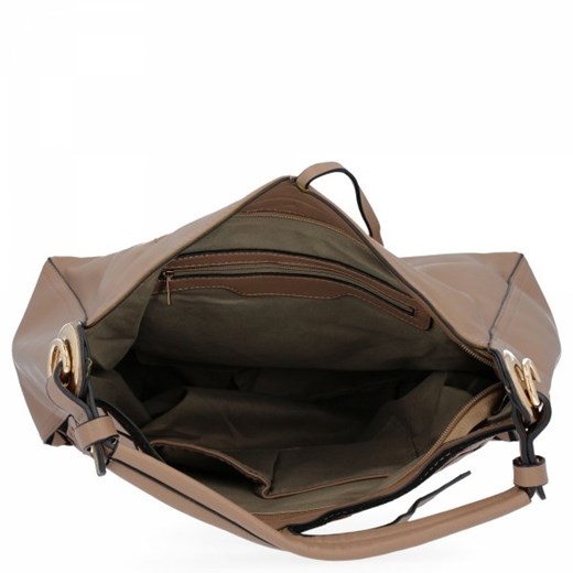 Shopper bag Briciole lakierowana ze skóry ekologicznej na ramię elegancka 