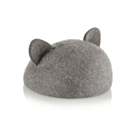 Caterina rabbit-felt hat net-a-porter szary 