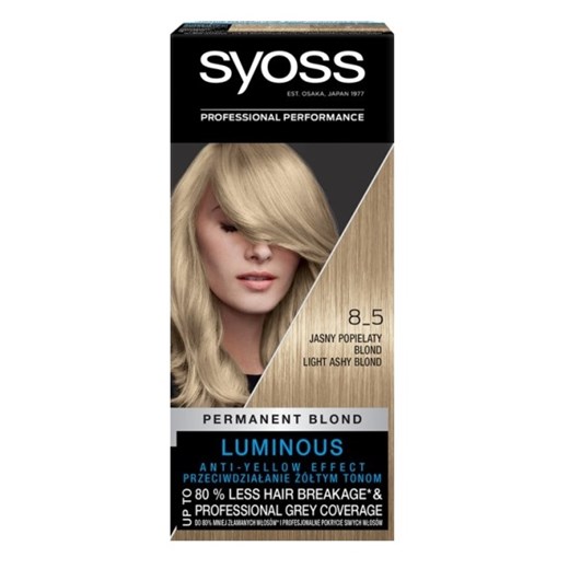 Syoss - Farba do włosów 8-5 Lightashyblond 1szt Syoss  SuperPharm.pl