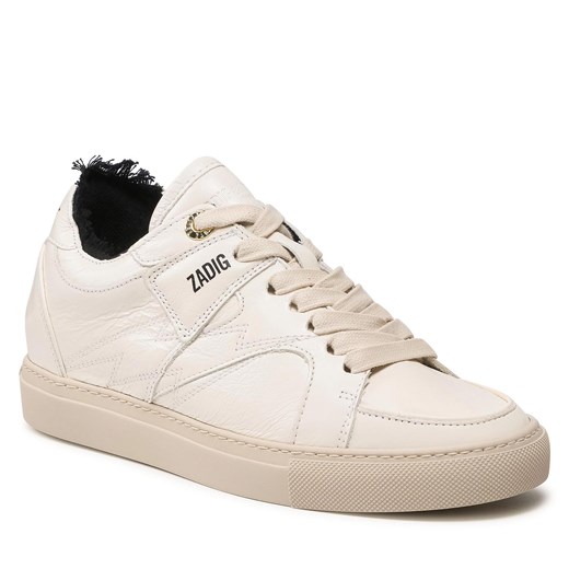 Sneakersy ZADIG&amp;VOLTAIRE - Board Top Patch SKAB1704F Blanc Zadig&voltaire 39 eobuwie.pl
