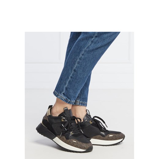 Buty sportowe damskie Michael Kors sneakersy sznurowane czarne 