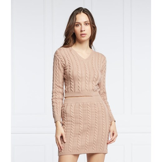 Sweter damski Guess z dekoltem v