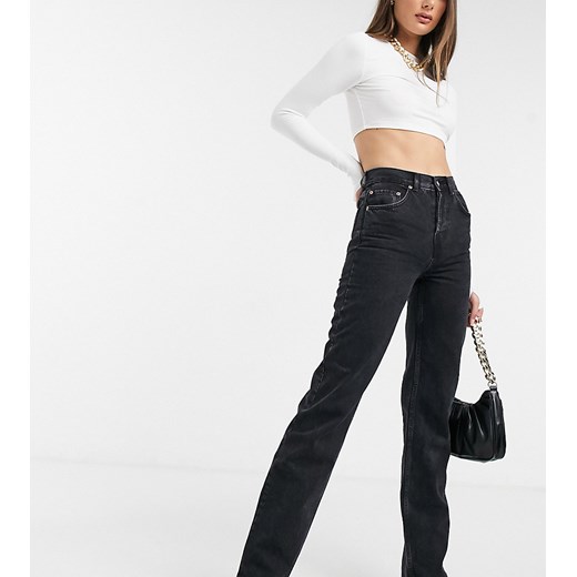 ASOS DESIGN Tall – Jeansy ze średnim stanem i prostymi nogawkami z bawełny W86 L96cm Asos Poland