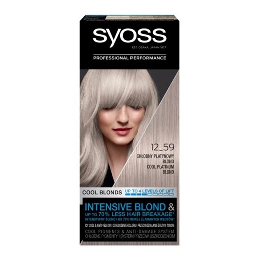 SYOSS farba 12-59 chłodny platynowy blond Syoss  okazyjna cena SuperPharm.pl