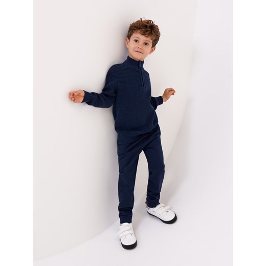 Sweter chłopięcy Sinsay granatowy