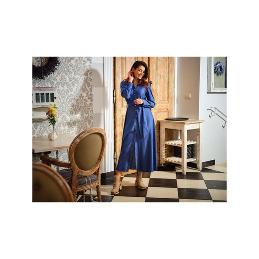 Sukienka w kolorze niebieskim XL promocyjna cena Limango Polska
