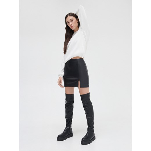 Spódnica Cropp mini skórzana