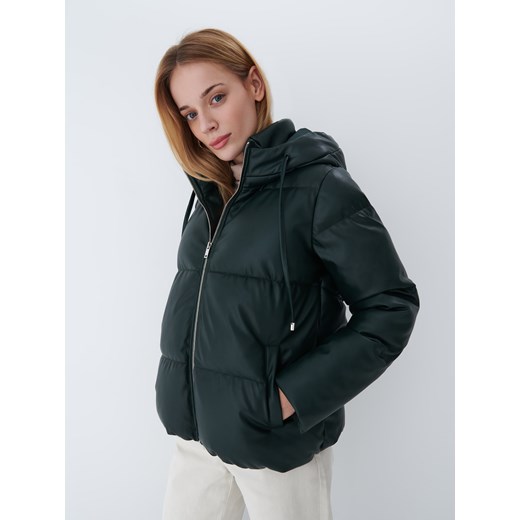 Mohito - Krótka kurtka puffer Eco Aware - Khaki Mohito 42 Mohito