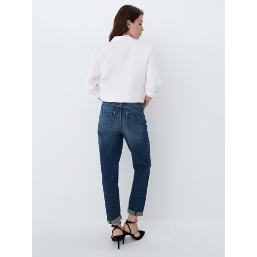 Mohito - Jeansy boyfriend fit - Niebieski Mohito 42 Mohito