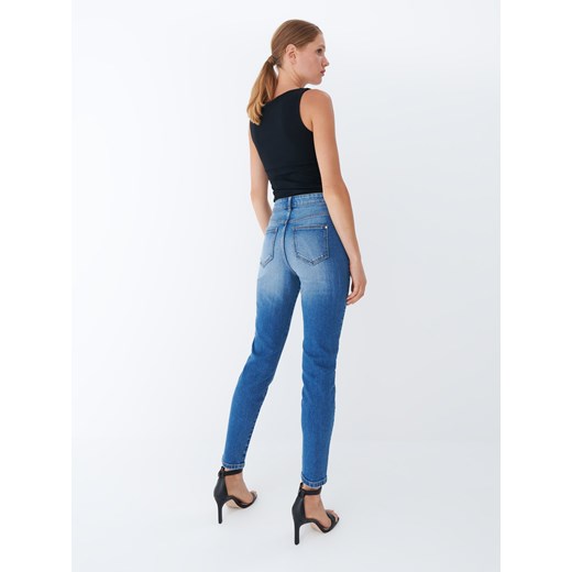 Mohito - Jeansy skinny - Niebieski Mohito 34 Mohito