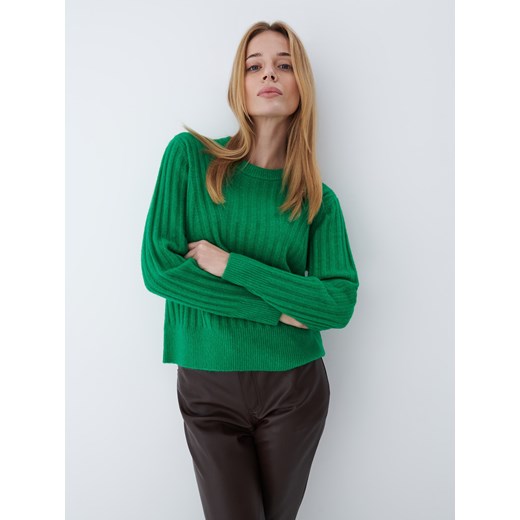 Mohito - Prążkowany sweter Eco Aware - Zielony Mohito XL Mohito