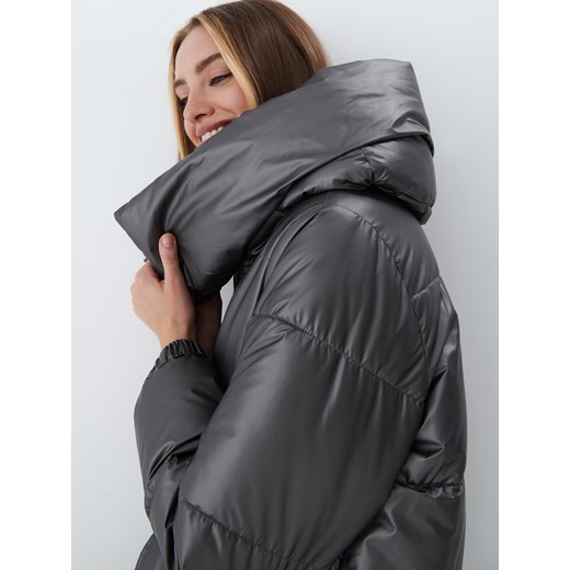 Mohito - Kurtka puffer Eco Aware - Szary Mohito 38 Mohito