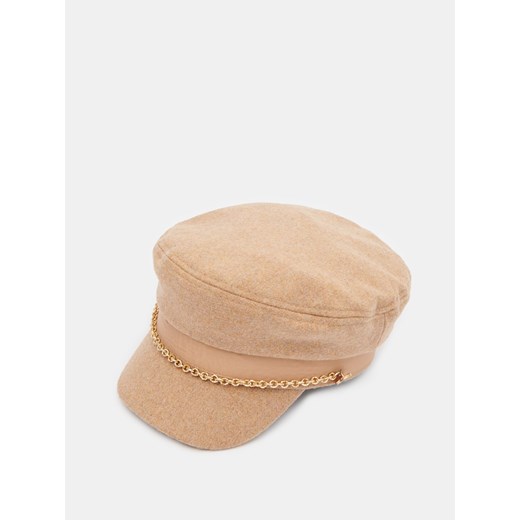 Mohito - Beżowa czapka z daszkiem - Beżowy Mohito ONE SIZE Mohito