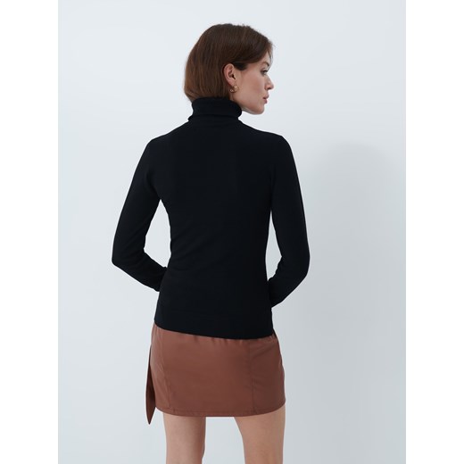 Mohito - Sweter z golfem Eco Aware - Czarny Mohito L Mohito