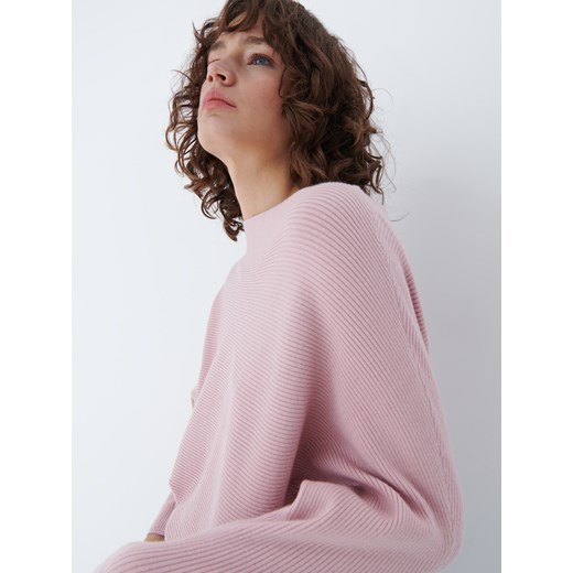 Mohito - Prążkowany sweter Eco Aware - Różowy Mohito XS Mohito