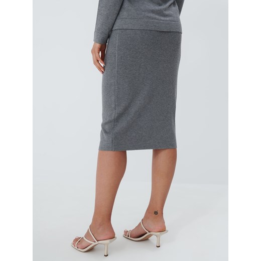 Mohito - Dzianinowa spódnica Eco Aware - Szary Mohito XXS Mohito