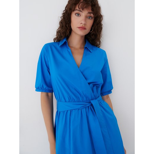 Mohito - Rozkloszowana sukienka - Niebieski Mohito 38 Mohito