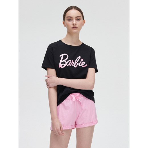 Cropp - Dwuczęściowa piżama Barbie - Różowy Cropp S Cropp