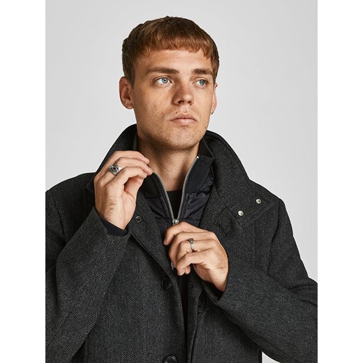 Wełniana kurtka "Dunham" w kolorze antracytowym Jack & Jones XL okazja Limango Polska