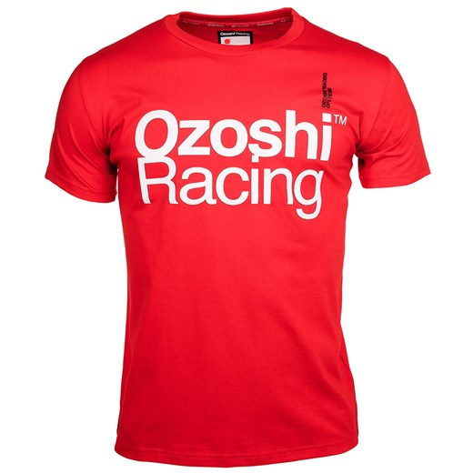 Koszulka męska Ozoshi Satoru czerwona O20TSRACE006 Ozoshi L Desportivo