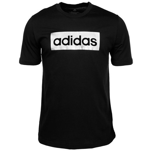 Koszulka męska adidas Foil Box Logo Tee czarna GS6282 M Desportivo